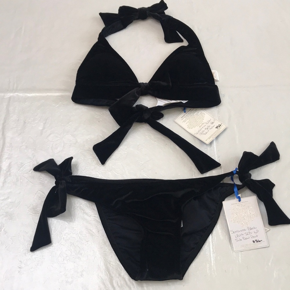 Lisa Black Velvet Bikini SORCERESS - Black (#32)